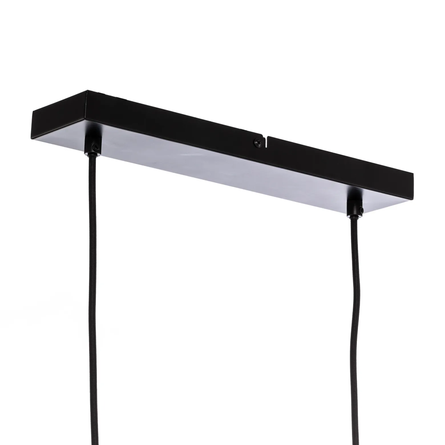 Lucande Mostrid lámpara colgante, negro, 2 luces