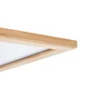 Lucande Plafón LED Joren, 42 cm, madera, CCT, control remoto