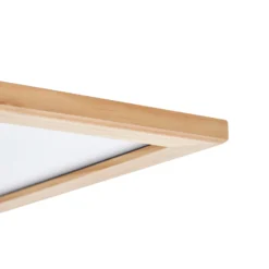 Lucande Plafón LED Joren, 42 cm, madera, CCT, control remoto