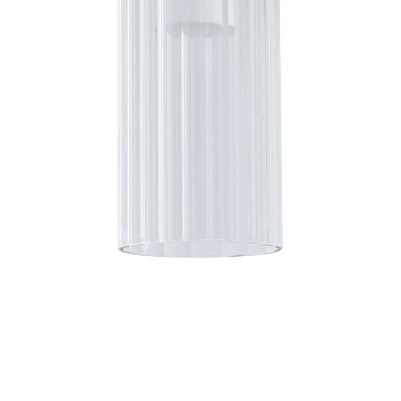 Lucande Plafón LED Korvitha, 5 luces, gris, cristal