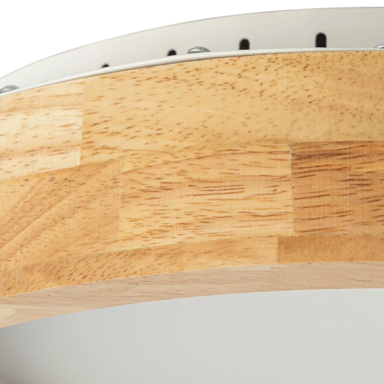 Lucande Plafón LED Samvel, Ø 40 cm, madera