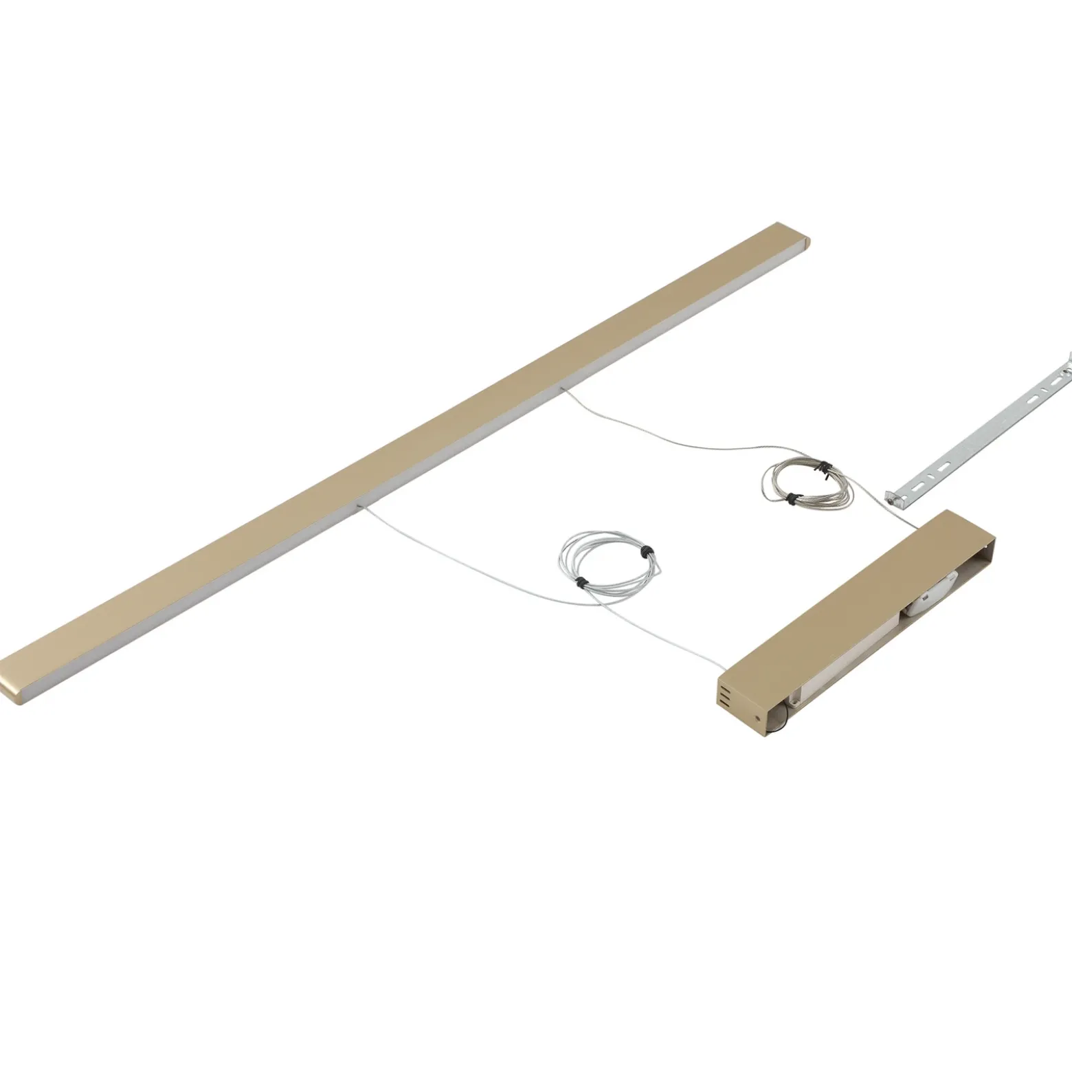 Lucande Smart LED lámpara colgante Mylosh, oro, CCT, Tuya
