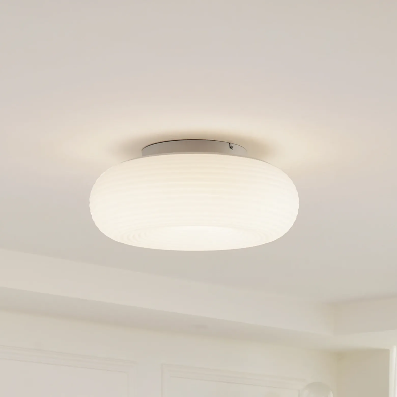 Lucande Smart LED plafón Bolti, blanco, RGBW, CCT, Tuya