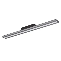 Lucande Smart LED plafón Leicy negro 8 cm RGB CCT