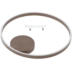 Lucande Smart LED plafón Moise, café, CCT, Tuya