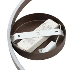Lucande Smart LED plafón Moise, café, CCT, Tuya