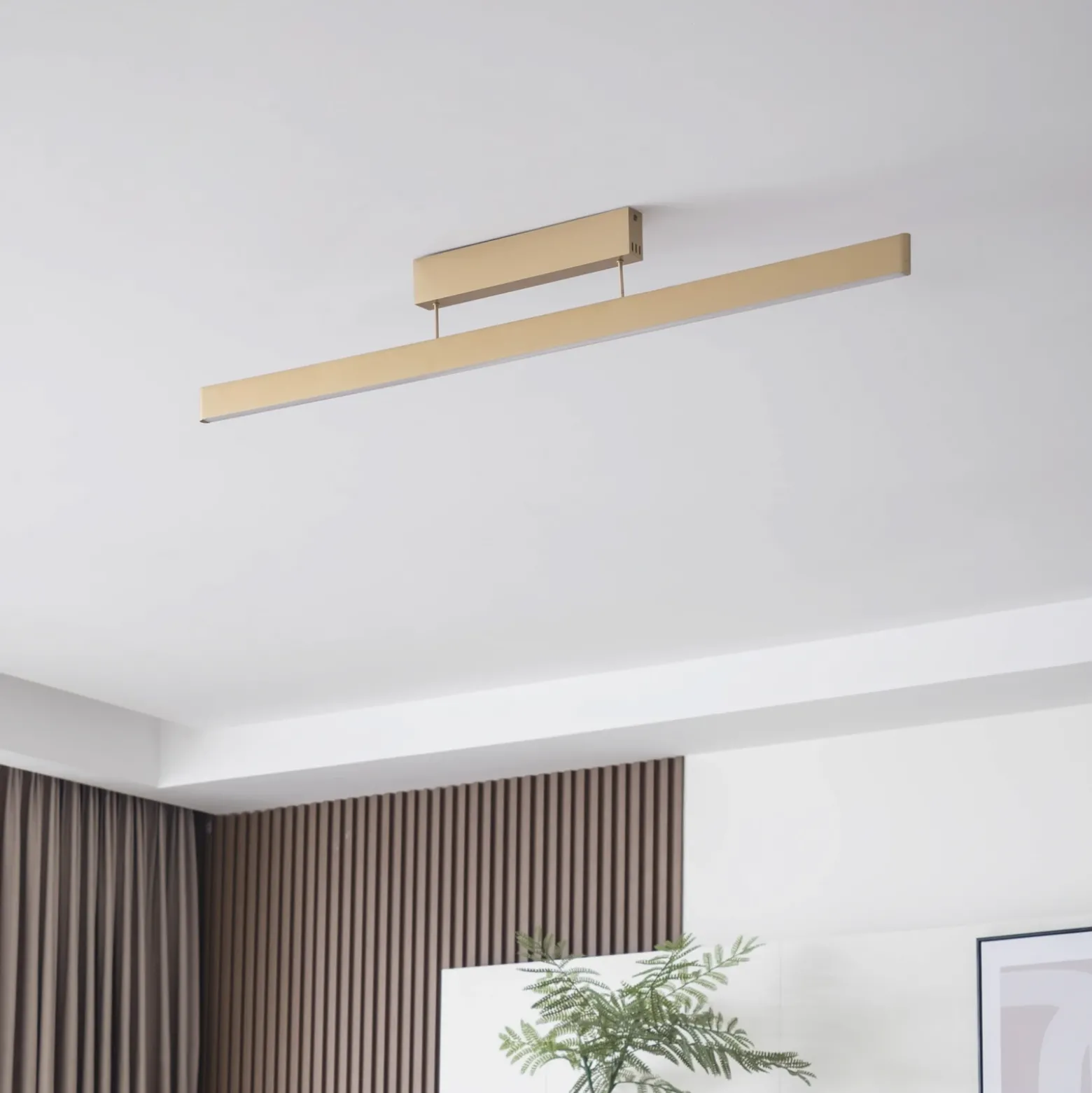 Lucande Smart LED plafón Mylosh, oro, CCT, Tuya
