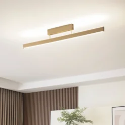 Lucande Smart LED plafón Mylosh, oro, CCT, Tuya