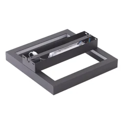 Lucande Smart LED plafón Tjado, 30 cm, negro, RGBW