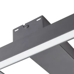 Lucande Smart LED plafón Tjado, 30 cm, negro, RGBW