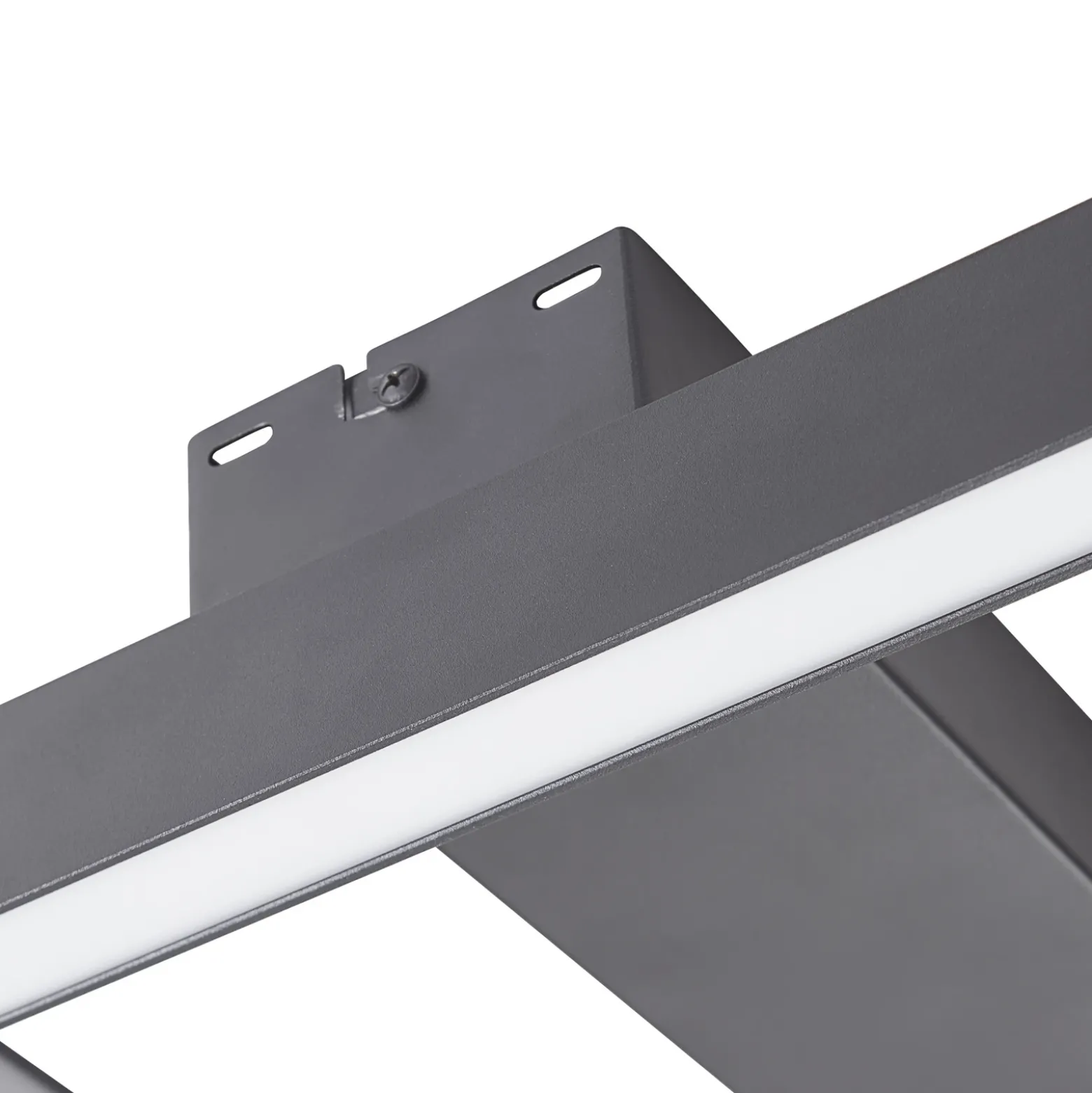 Lucande Smart LED plafón Tjado, 30 cm, negro, RGBW