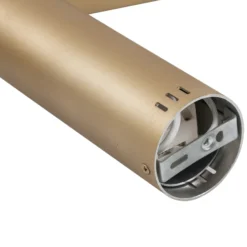 Lucande Smart lámpara colgante LED Melinay, dorada, CCT, Tuya