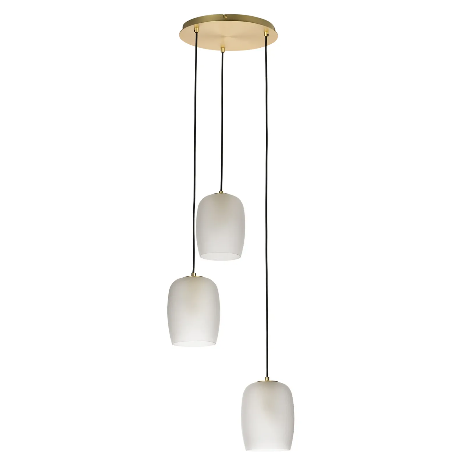 Lucande Taylan lámpara colgante 3 luces agrupadas