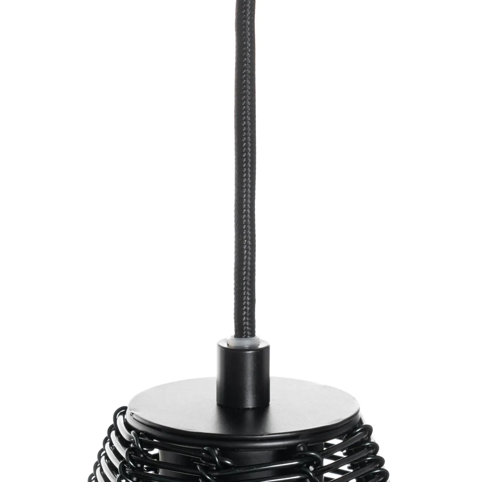 Lucande Tinko lámpara colgante, negro, 25 cm