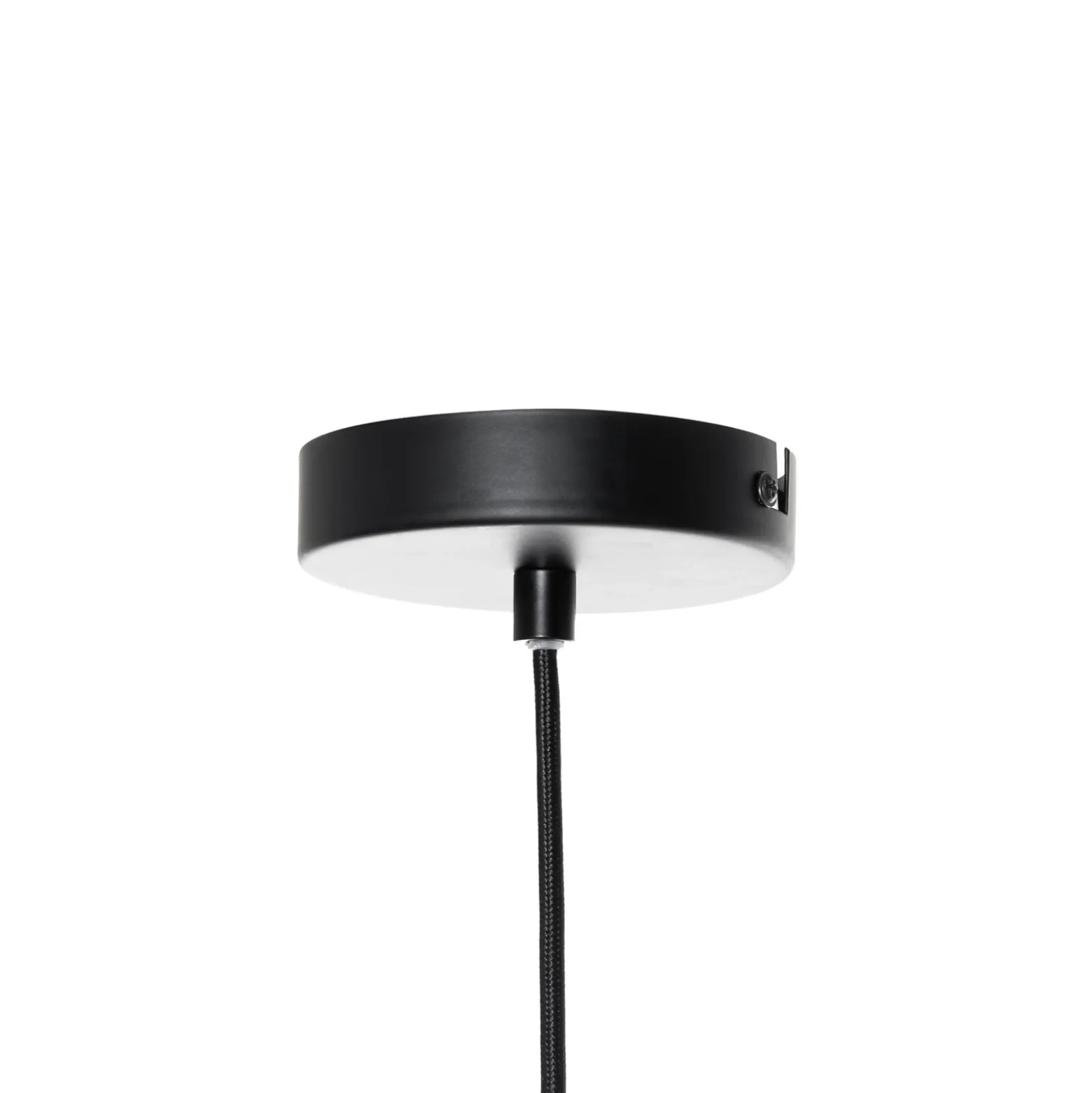 Lucande Tinko lámpara colgante, negro, 25 cm