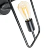 Lucande Tornike aplique de pared, 2 luces, hierro