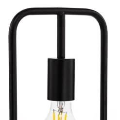 Lucande Tornike lámpara de mesa, 2 luces, hierro