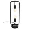 Lucande Tornike lámpara de mesa, 2 luces, hierro