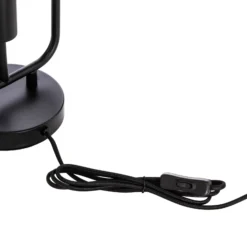 Lucande Tornike lámpara de mesa, 2 luces, hierro