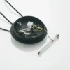 Lucande Zyli lámpara colgante, 3 luces, ámbar