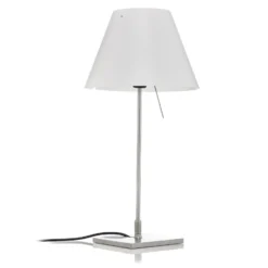Luceplan Costanzina lámpara de mesa aluminio, blanco