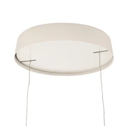 Luceplan Illan Lámpara colgante LED de madera atenuable Ø 60 cm
