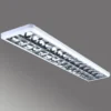Luminaria con rejilla 432, blanco, largo 154,5 cm