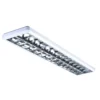 Luminaria con rejilla 432, blanco, largo 154,5 cm