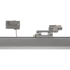 Luz de línea trifásica Ivela Boma 91,5 cm plata