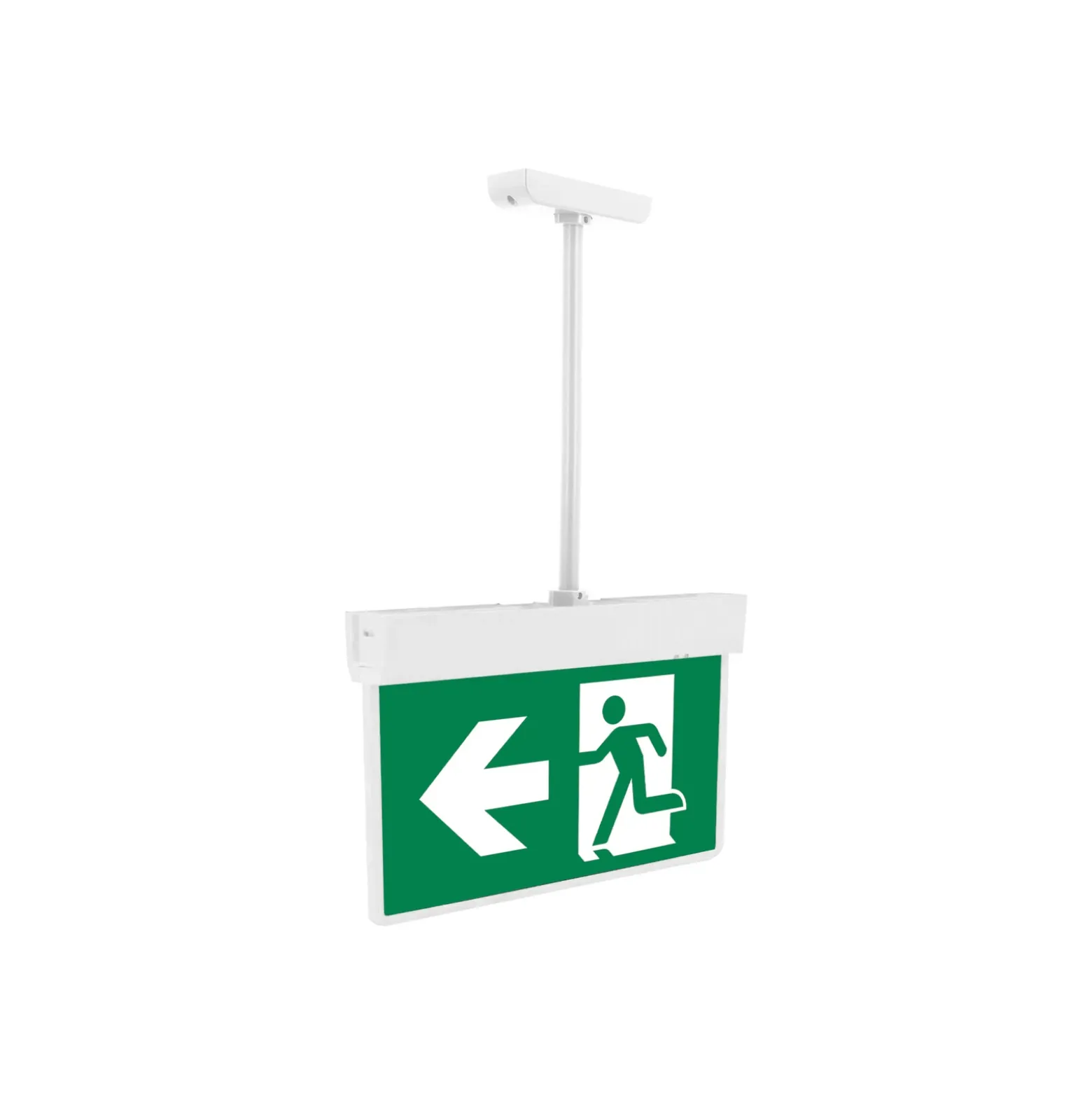 Luz LED de vía de evacuación Hausen para pared y techo