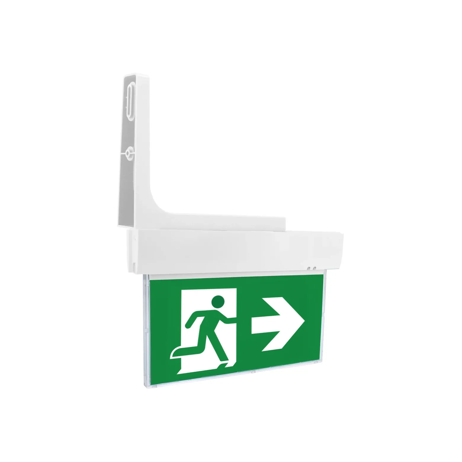 Luz LED de vía de evacuación Hausen para pared y techo