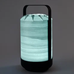 LZF Mini Chou lámpara de mesa LED batería, azul