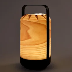 LZF Mini Chou lámpara de mesa LED batería, haya