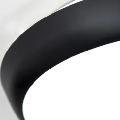 Maggy plafón LED, Ø 25 cm, blanco, CCT, IP65, anillos decorativos