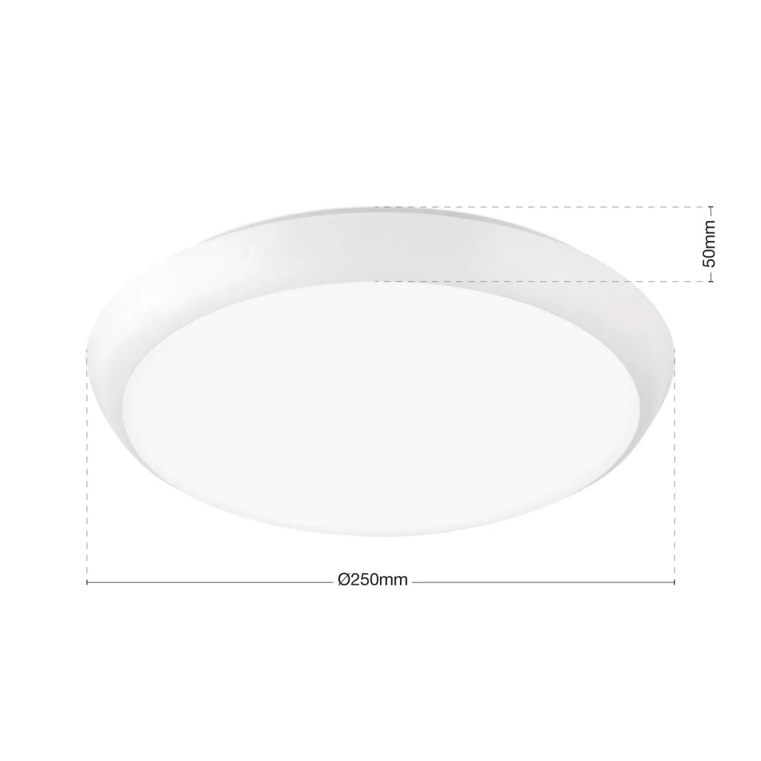 Maggy plafón LED, Ø 25 cm, blanco, CCT, IP65, anillos decorativos