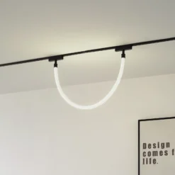 Manguera de luces LED Lindby Lumaro, longitud 100 cm, textil, 48 V