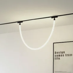 Manguera de luces LED Lindby Lumaro, longitud 150 cm, textil, 48 V