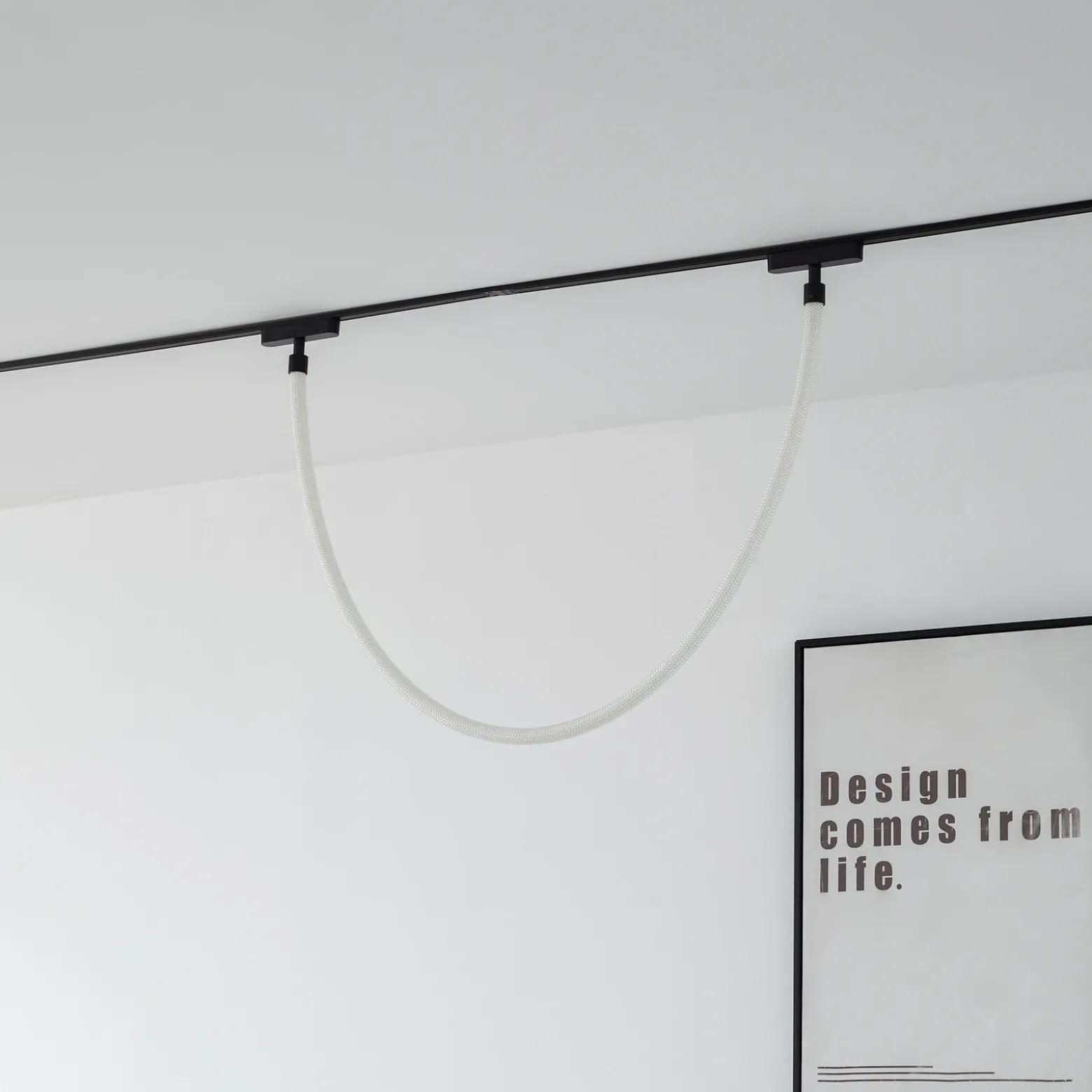 Manguera de luces LED Lindby Lumaro, longitud 150 cm, textil, 48 V