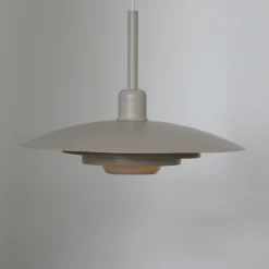 Markslöjd Lámpara colgante Piny, beige, Ø 35 cm, metal, E27