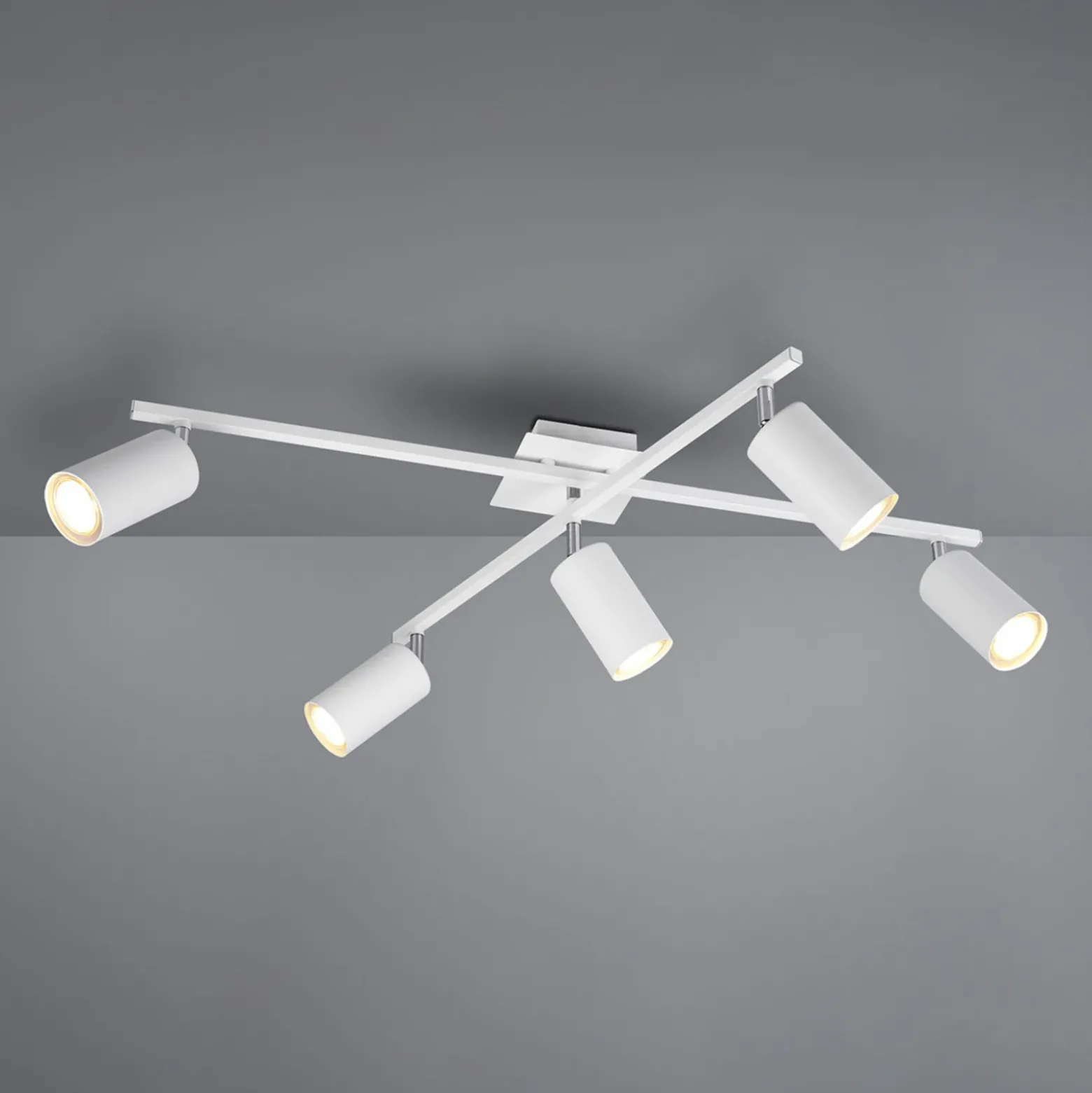 Marley downlight de techo blanco mate 5 luces