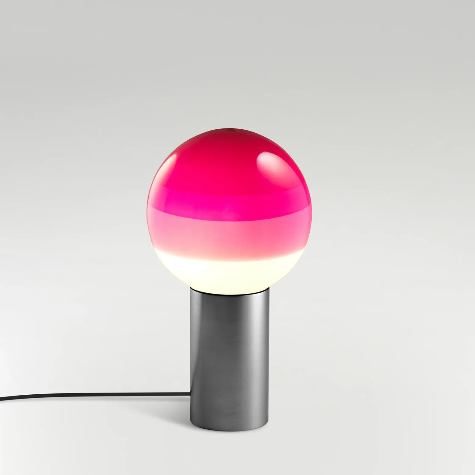 MARSET Dipping Light S lámpara mesa rosa/grafito