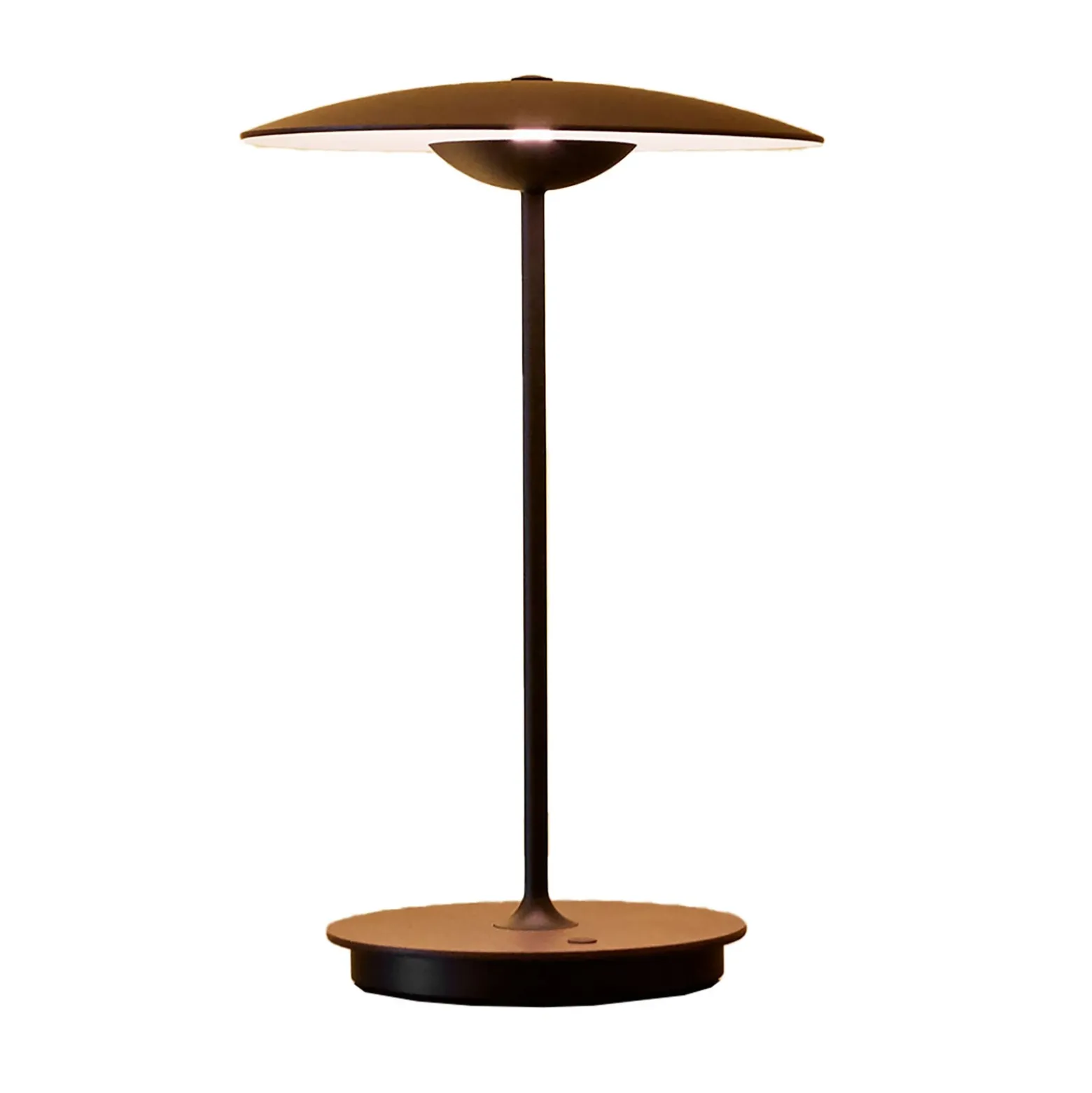 MARSET Ginger Lámpara de mesa LED recargable madera, roble/blanco