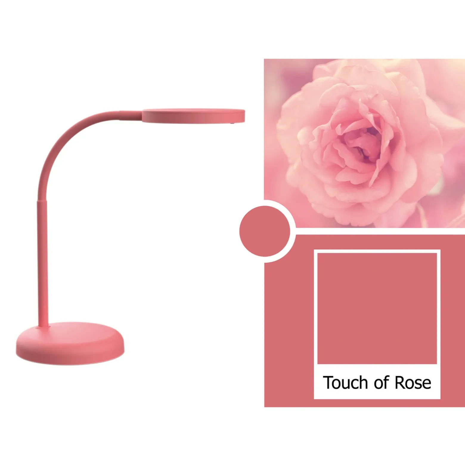 MAULjoy Lámpara de mesa LED, rosa