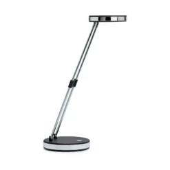 MAULpuck Lámpara de mesa LED, brazo telescópico, negro