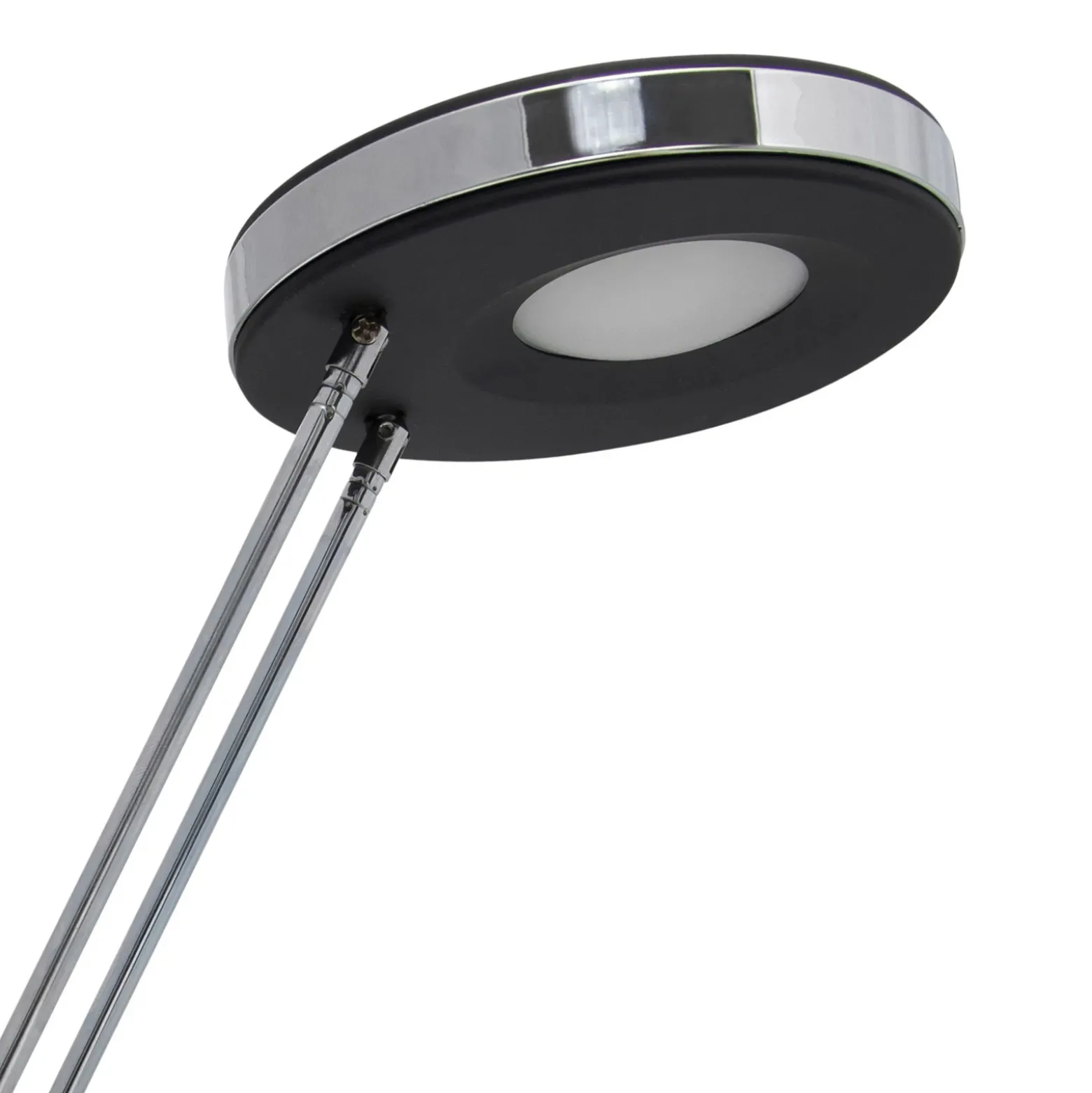 MAULpuck Lámpara de mesa LED, brazo telescópico, negro
