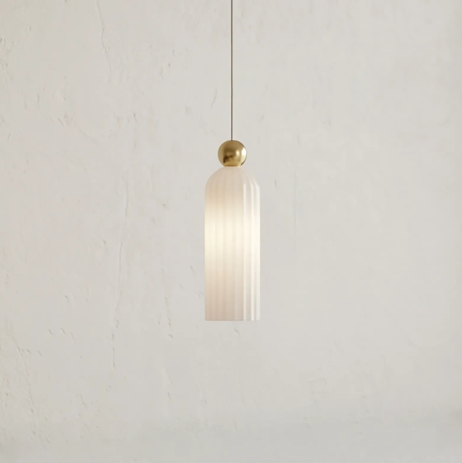 Maytoni Antic colgante, pantalla de vidrio blanco