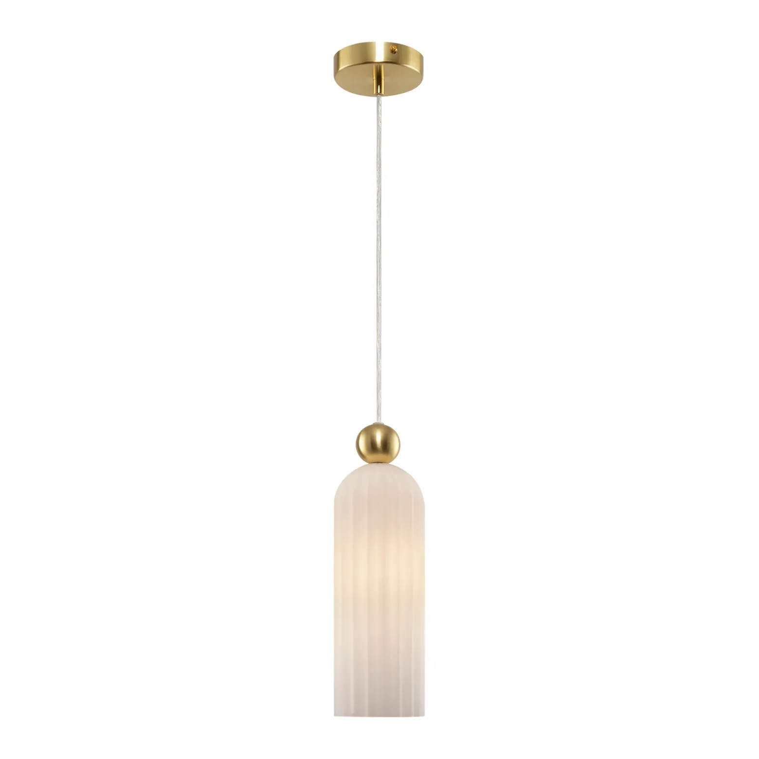 Maytoni Antic colgante, pantalla de vidrio blanco