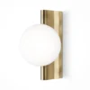 Maytoni aplique de pared Avant-garde latón cristal/metal altura 30 cm