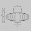 Maytoni aplique de pared LED Amuleto, redondo, Ø 18 cm, transparente /