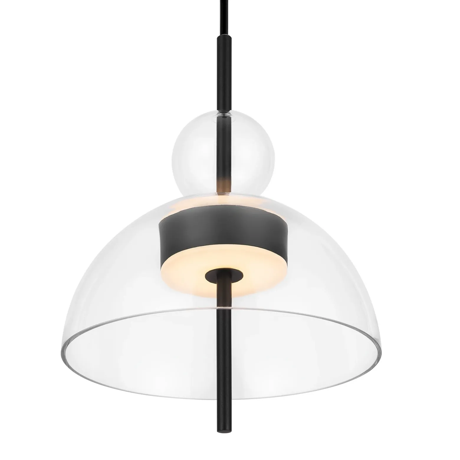 Maytoni Bangkok, forma esférica, transparente, Ø 25 cm, vidrio